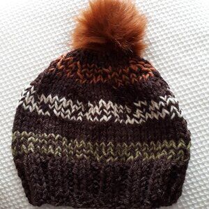 Hand knitted hat